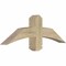 Ekena Millwork Bellingham Rough Sawn Timber Gable Bracket, Douglas Fir, 36"W x 12"H x 4"D x 4"F, 8/12 Pitch GBW036X12X0404BEL00RDF - alternate 2
